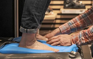 Comfort of ski boots