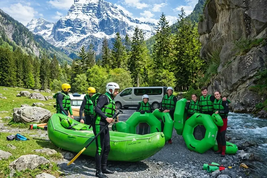 Descente en RAFTING ou TUBING